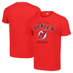 NHL Red New Jersey Devils Starter Logo T-Shirt
