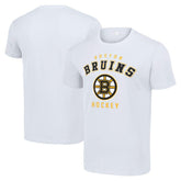 NHL White Boston Bruins Starter Logo T-Shirt
