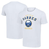 NHL White Buffalo Sabres Starter Logo T-Shirt