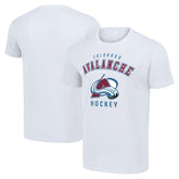 NHL White Colorado Avalanche Starter Logo T-Shirt