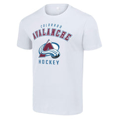 NHL White Colorado Avalanche Starter Logo T-Shirt