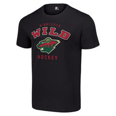 NHL Black Minnesota Wild Starter Logo T-Shirt