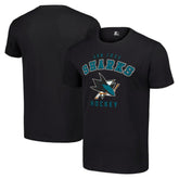 NHL Black San Jose Sharks Starter Logo T-Shirt
