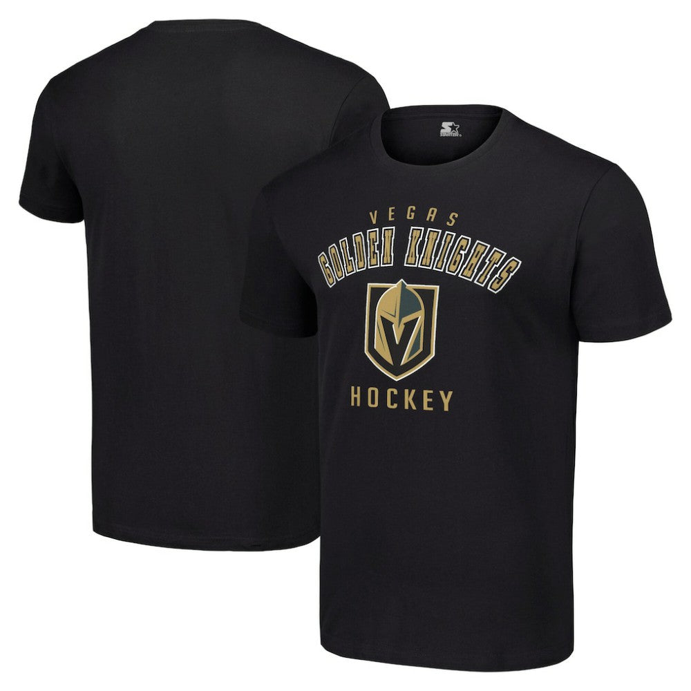 NHL Black Vegas Golden Knights Starter Logo T-Shirt