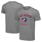 NHL Heather Gray Columbus Blue Jackets Starter Logo T-Shirt