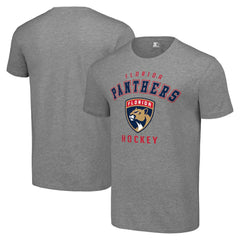 NHL Heather Gray Florida Panthers Starter Logo T-Shirt