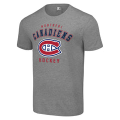 NHL Heather Gray Montreal Canadiens Starter Logo T-Shirt