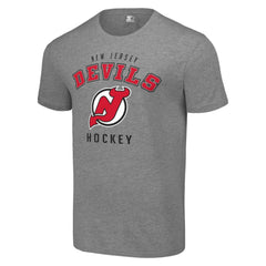 NHL Heather Gray New Jersey Devils Starter Logo T-Shirt