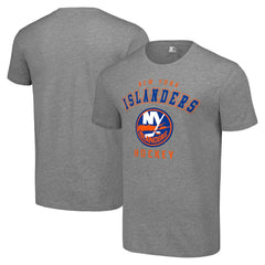 NHL Heather Gray New York Islanders Starter Logo T-Shirt