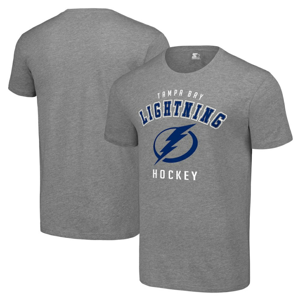 NHL Heather Gray Tampa Bay Lightning Starter Logo T-Shirt
