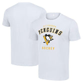 NHL White Pittsburgh Penguins Starter Logo T-Shirt