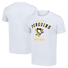 NHL White Pittsburgh Penguins Starter Logo T-Shirt