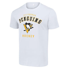 NHL White Pittsburgh Penguins Starter Logo T-Shirt