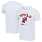 NHL White New Jersey Devils Starter Logo T-Shirt
