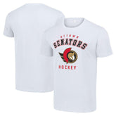 NHL White Ottawa Senators Starter Logo T-Shirt