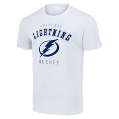NHL White Tampa Bay Lightning Starter Logo T-Shirt