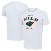 NHL White Minnesota Wild Starter Logo T-Shirt
