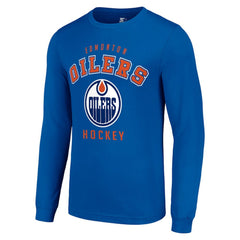 NHL Royal Edmonton Oilers Starter Logo Long Sleeve T-Shirt