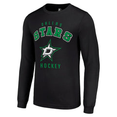 NHL Black Dallas Stars Starter Logo Long Sleeve T-Shirt