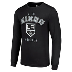 NHL Black Los Angeles Kings Starter Logo Long Sleeve T-Shirt