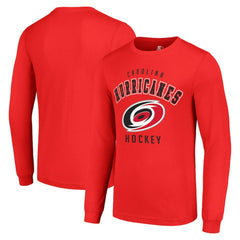 NHL Red Carolina Hurricanes Starter Logo Long Sleeve T-Shirt