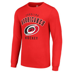 NHL Red Carolina Hurricanes Starter Logo Long Sleeve T-Shirt