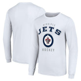 NHL White Winnipeg Jets Starter Logo Long Sleeve T-Shirt