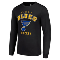 NHL Black St. Louis Blues Starter Logo Long Sleeve T-Shirt