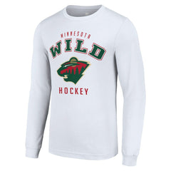 NHL White Minnesota Wild Starter Logo Long Sleeve T-Shirt
