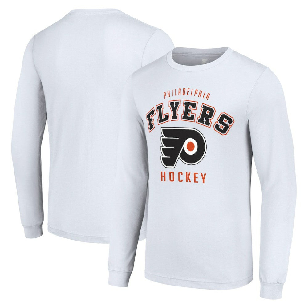 NHL White Philadelphia Flyers Starter Logo Long Sleeve T-Shirt