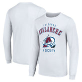 NHL White Colorado Avalanche Starter Logo Long Sleeve T-Shirt