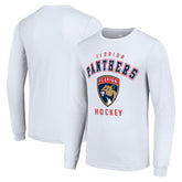 NHL White Florida Panthers Starter Logo Long Sleeve T-Shirt
