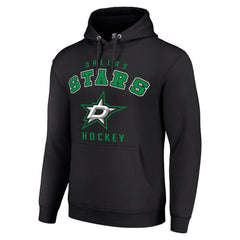 NHL Black Dallas Stars Starter Logo Pullover Hoodie