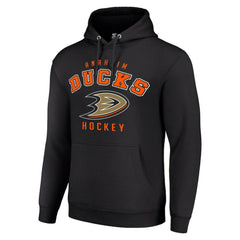 NHL Black Anaheim Ducks Starter Logo Pullover Hoodie