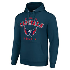 NHL Navy Washington Capitals Starter Logo Pullover Hoodie