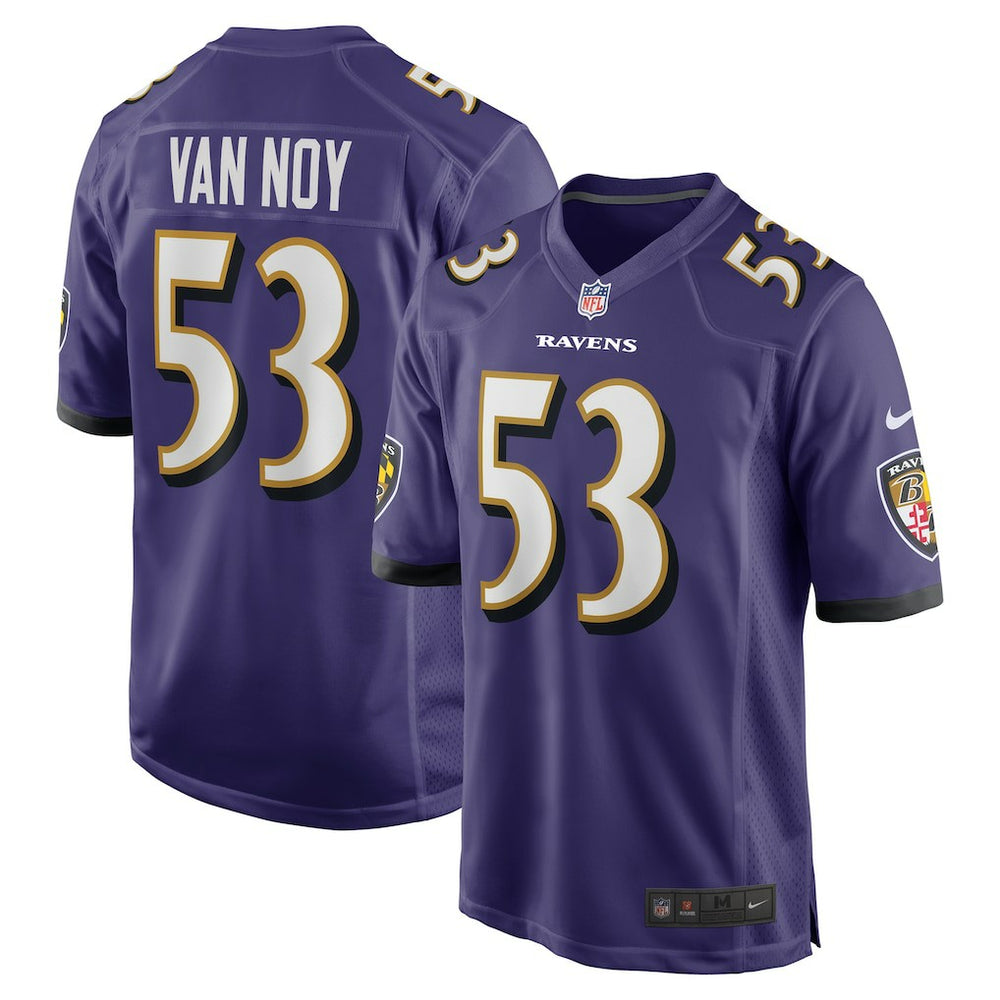 Kyle Van Noy Team Game Jersey - Baltimore Ravens