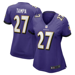 T.J. Tampa Women's Game Jersey - Baltimore Ravens
