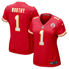 Xavier Worthy Women's Game Jersey - Kansas City Chiefs