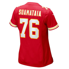 Kingsley Suamataia Women's Game Jersey - Kansas City Chiefs