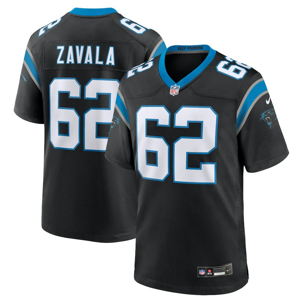 Chandler Zavala Game Jersey - Carolina Panthers