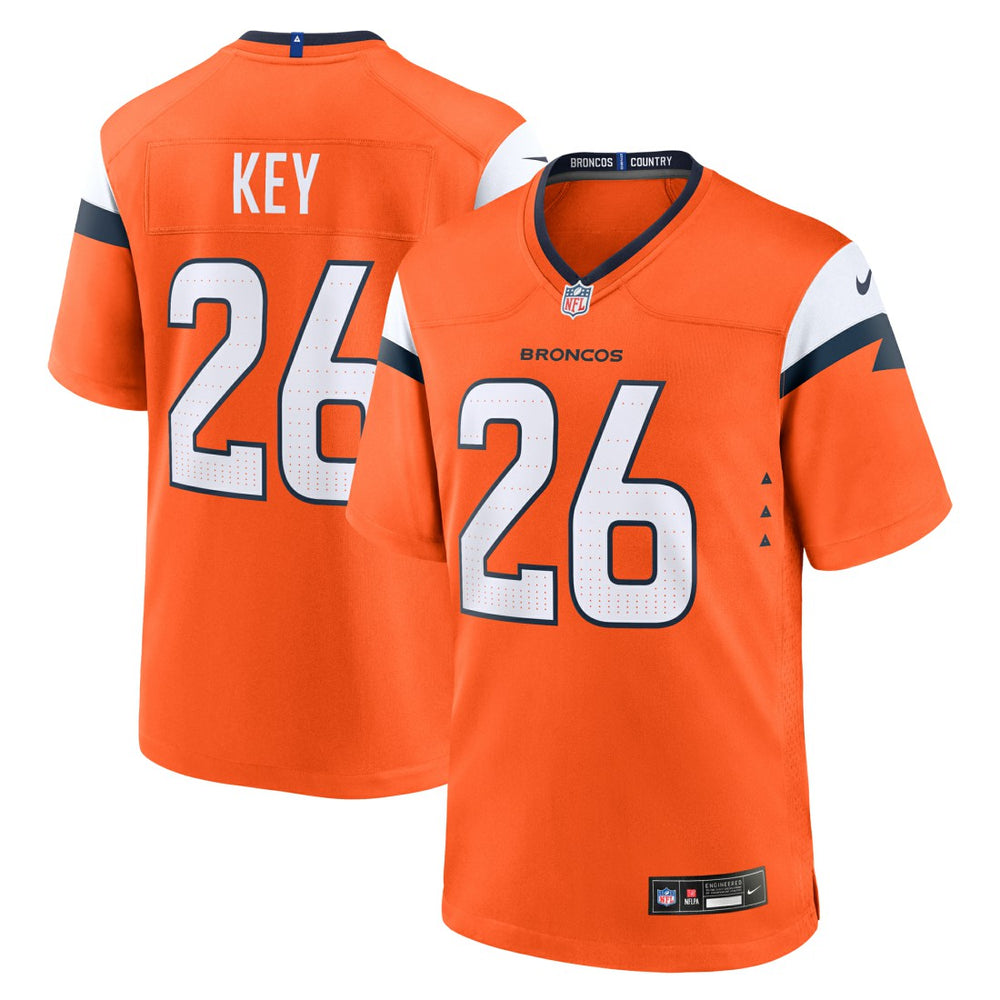 Devon Key Team Game Jersey - Denver Broncos