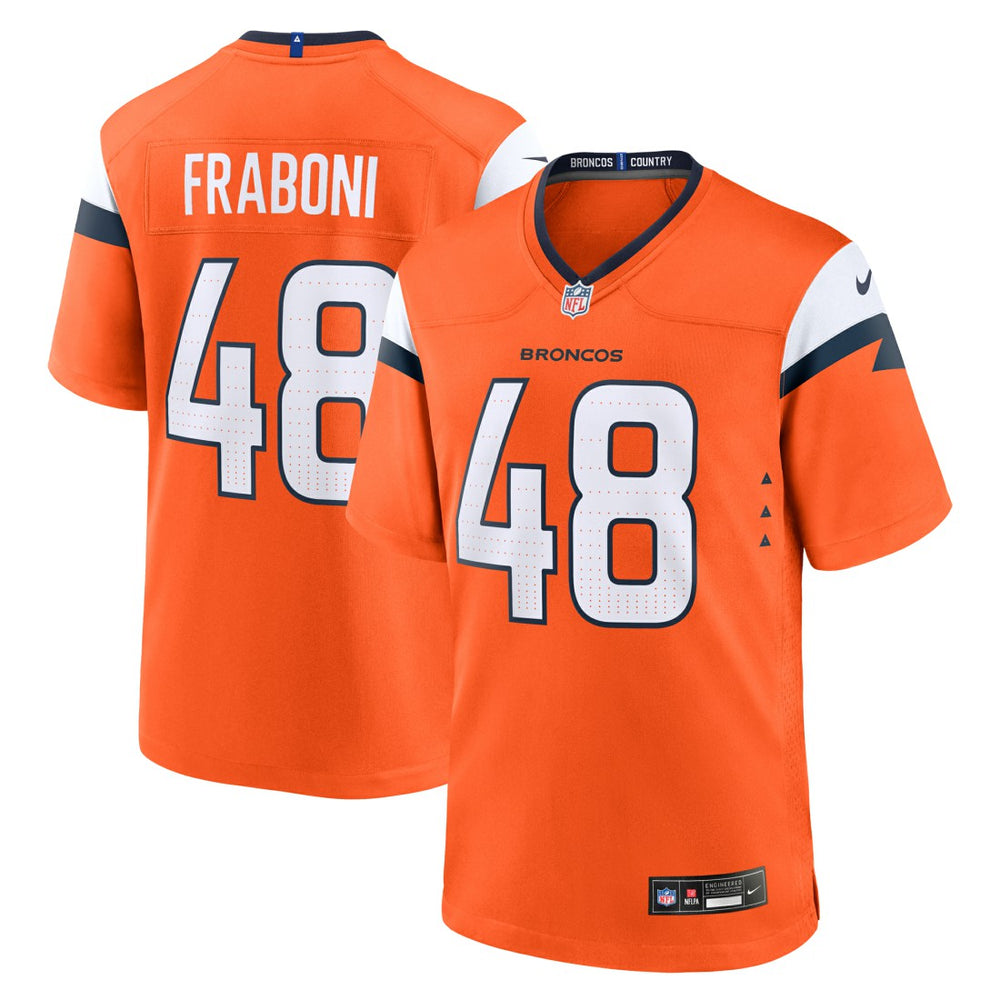Mitchell Fraboni Team Game Jersey - Denver Broncos