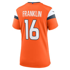 Troy Franklin Women's Team Game Jersey - Denver Broncos