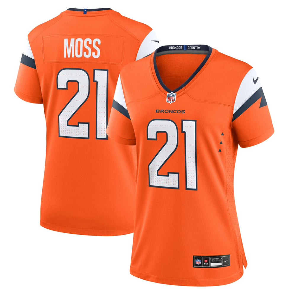 Riley Moss Women's Team Game Jersey - Denver Broncos