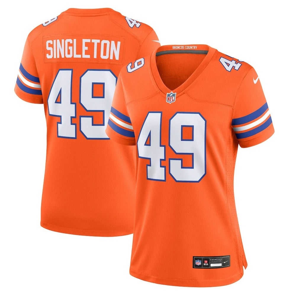Alex Singleton Women's Alternate Game Jersey - Denver Broncos