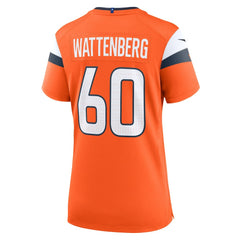 Luke Wattenberg Women's Team Game Jersey - Denver Broncos