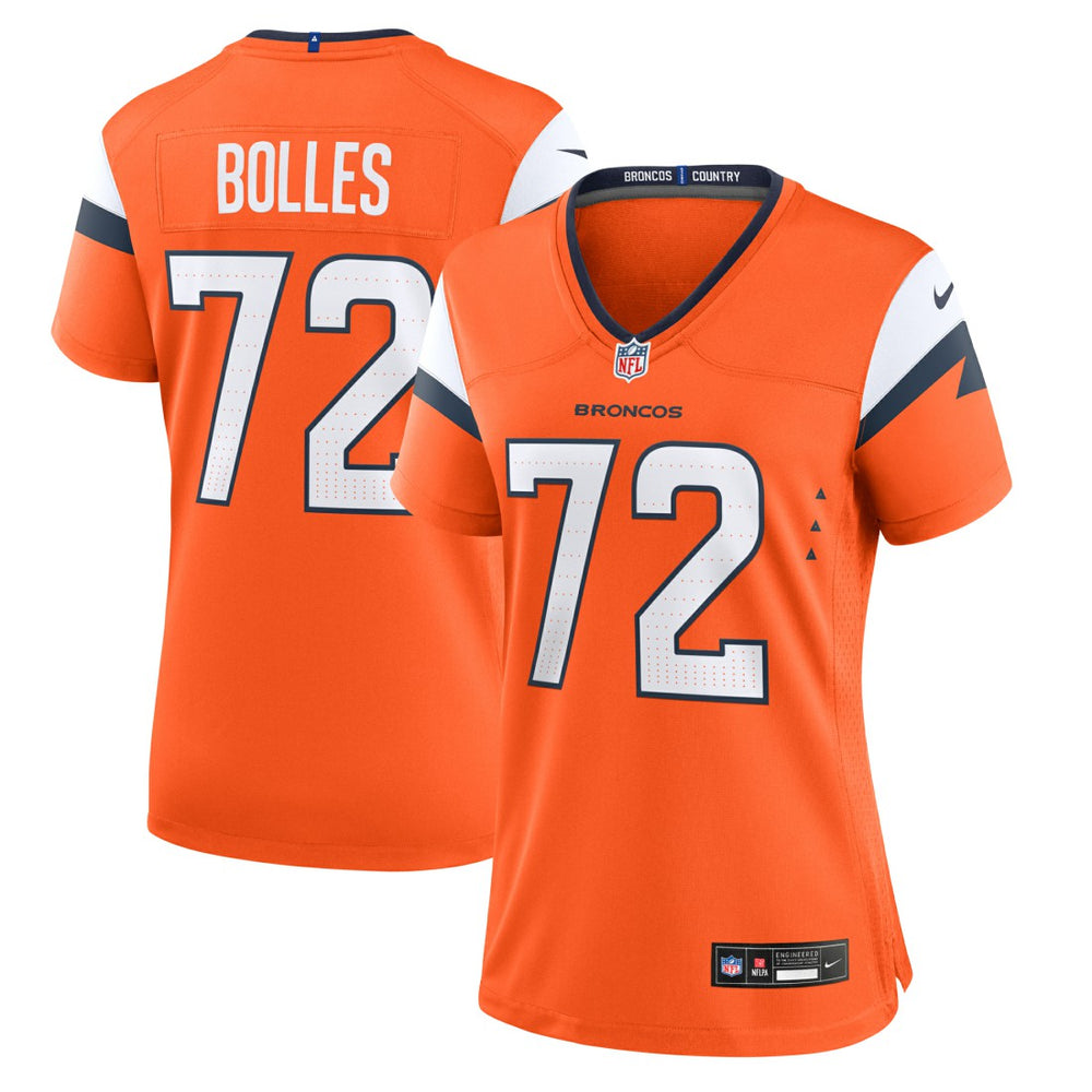 Garett Bolles Women's Team Game Jersey - Denver Broncos