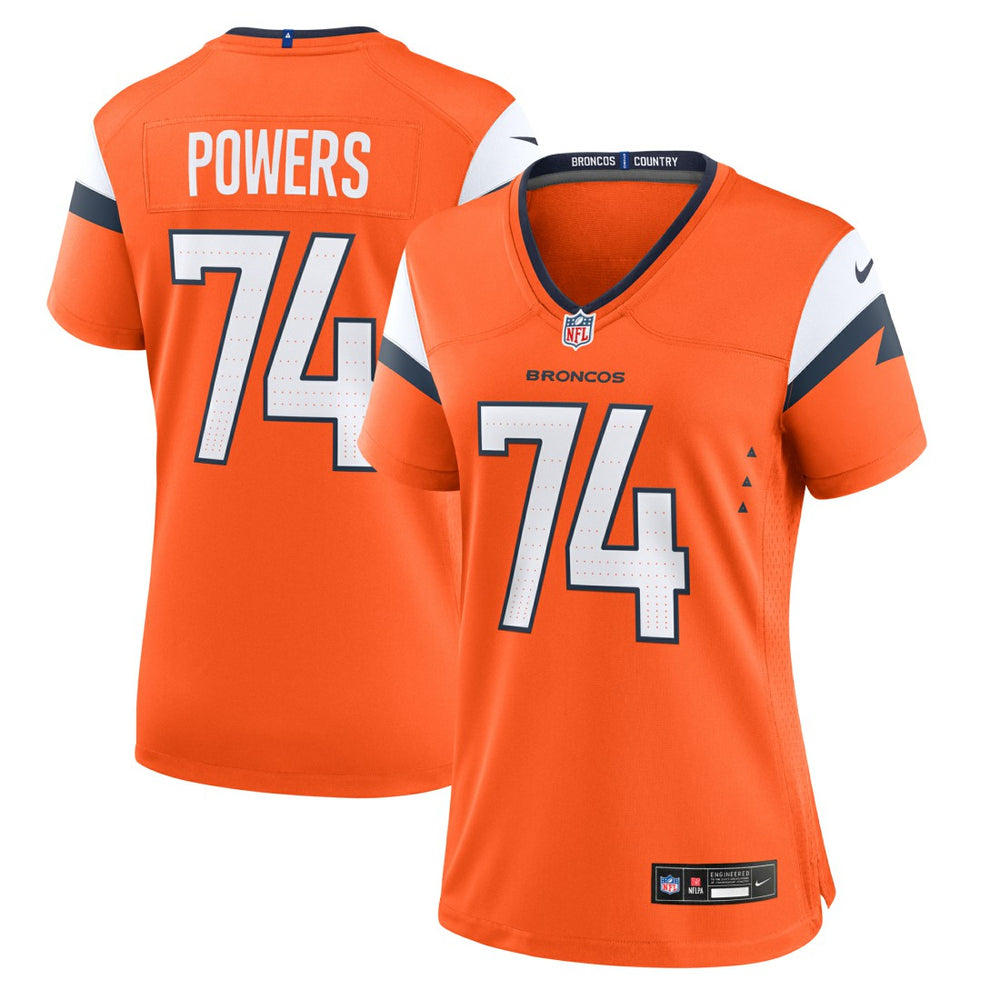 Ben Powers Women's Team Game Jersey - Denver Broncos