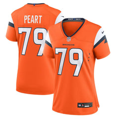Matt Peart Women's Team Game Jersey - Denver Broncos