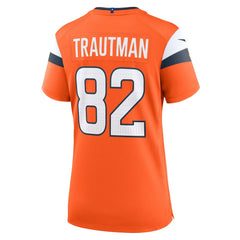 Adam Trautman Women's Team Game Jersey - Denver Broncos